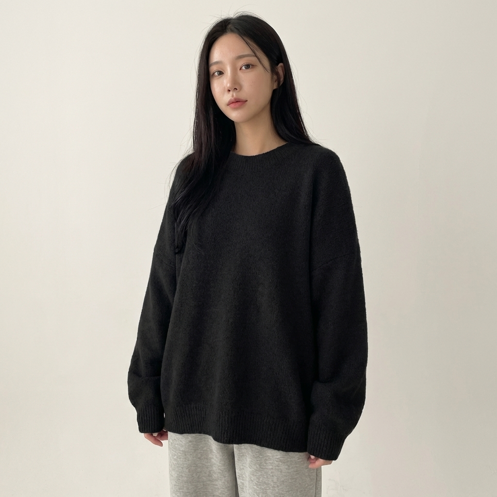 Casual Long Sleeve Round Design Sweaters For Women