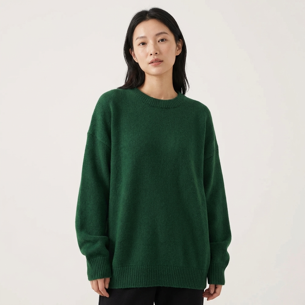 Casual Long Sleeve Round Design Sweaters For Women