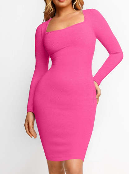 Built-In Shapewear Modal Lounge Dresses