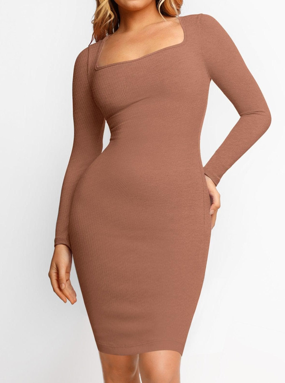 Built-In Shapewear Modal Lounge Dresses