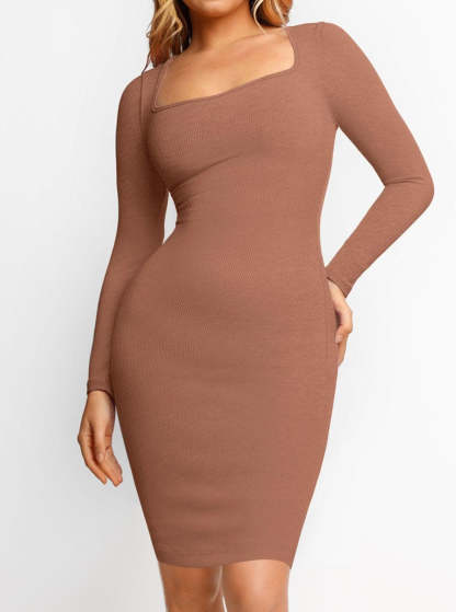 Built-In Shapewear Modal Lounge Dresses