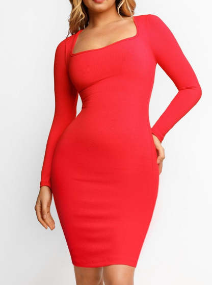 Built-In Shapewear Modal Lounge Dresses
