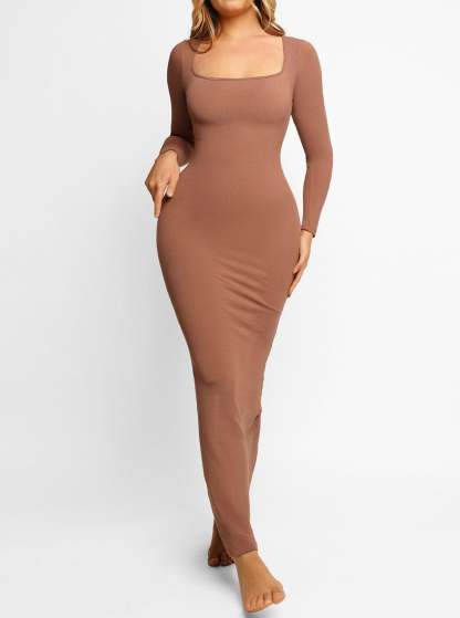 Built-In Shapewear Modal Lounge Dresses