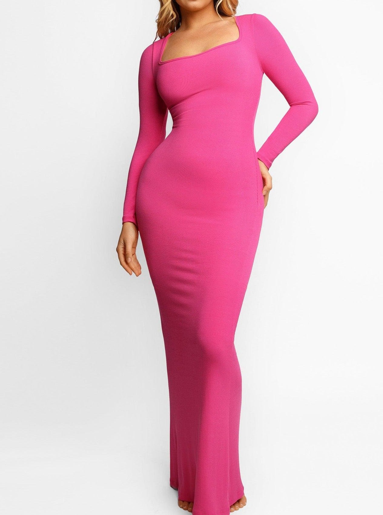 Built-In Shapewear Modal Lounge Dresses-My Comfy Blouse