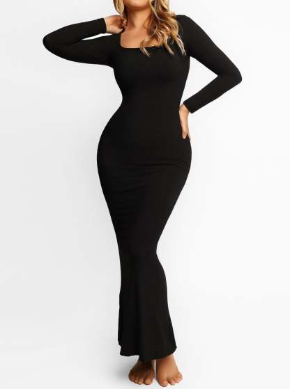 Built-In Shapewear Modal Lounge Dresses