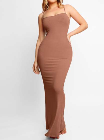 Built-In Shapewear Modal Lounge Dresses