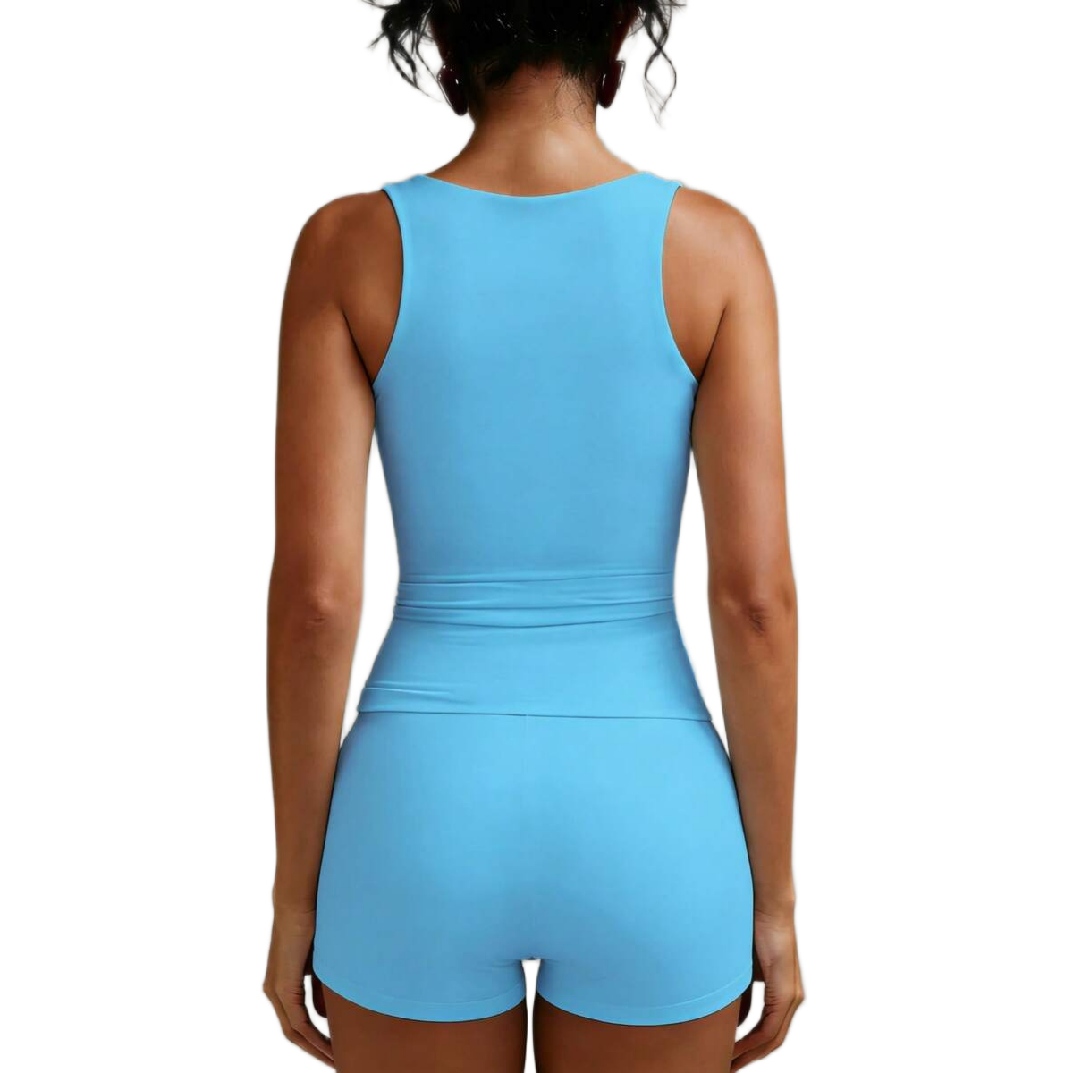 Casual Double Layer High Elasticity Sleeveless Tank Top For Women
