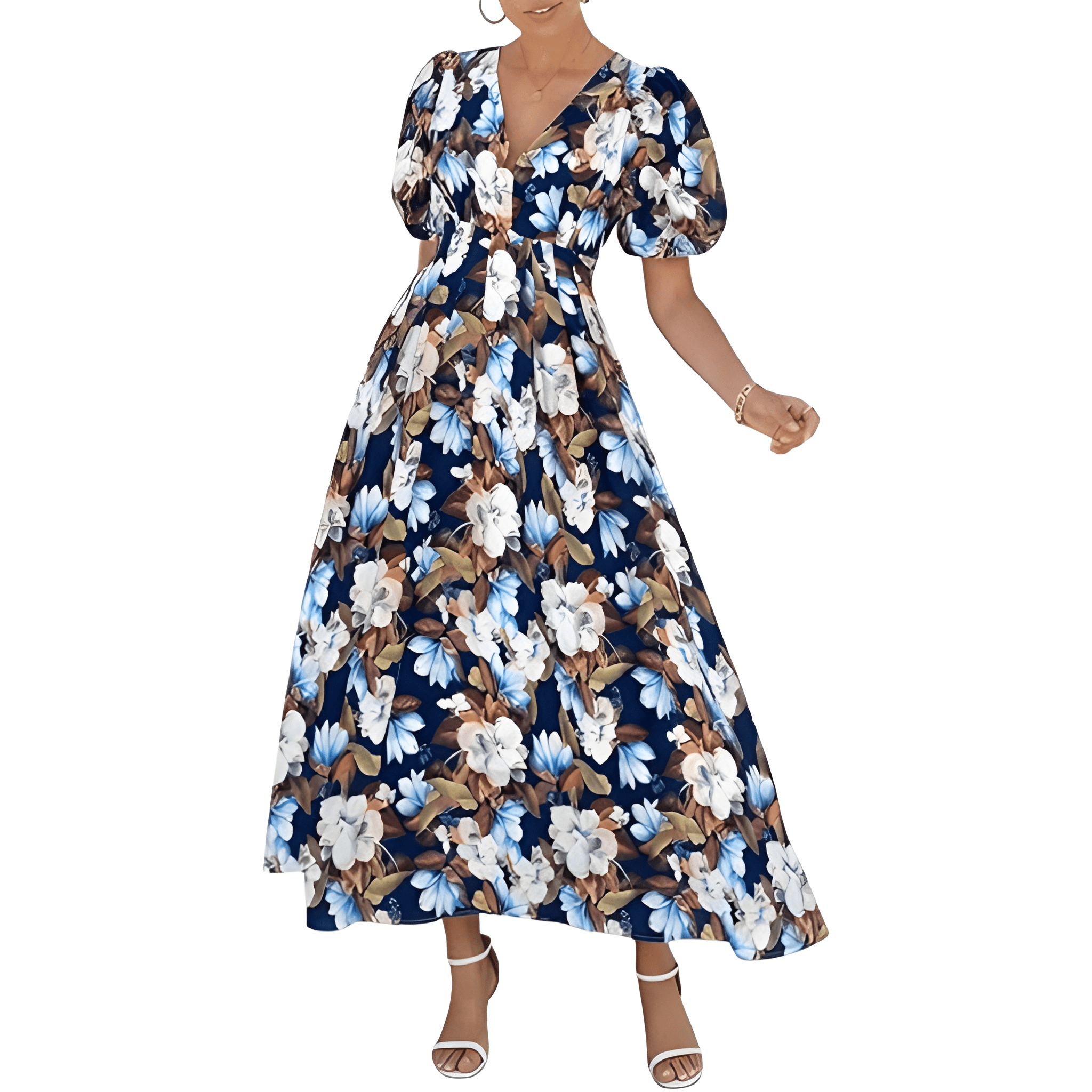 Summer And Spring Floral Maxi Dress 2026 For Women