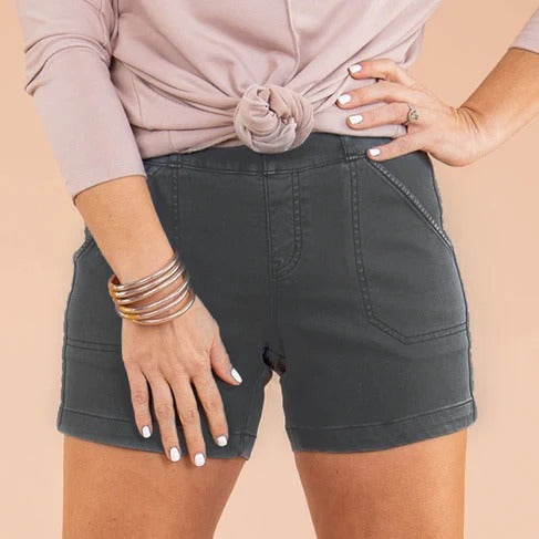 Comfy Women's Stretch Twill Shorts-My Comfy Blouse