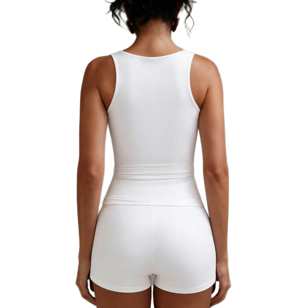 Casual Double Layer High Elasticity Sleeveless Tank Top For Women