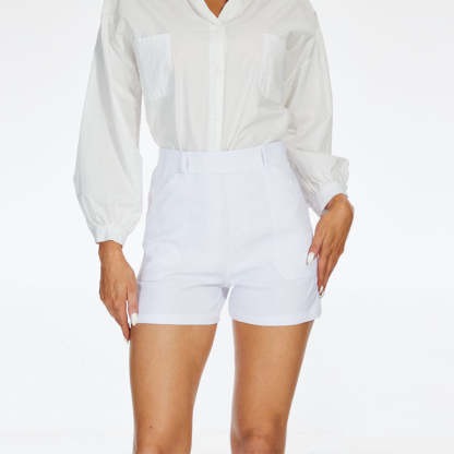 Comfy Women's Stretch Twill Shorts-My Comfy Blouse