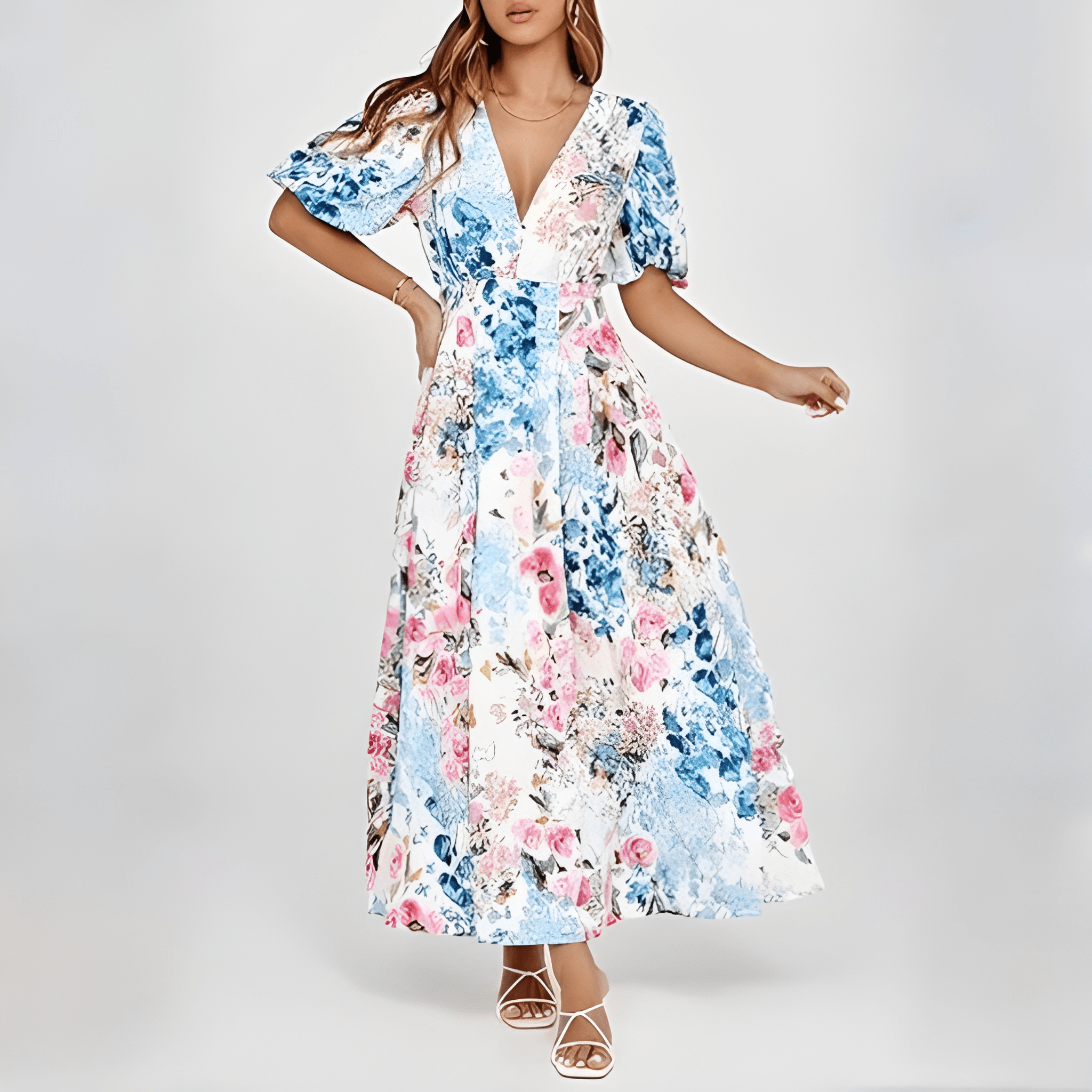 Summer And Spring Floral Maxi Dress 2026 For Women