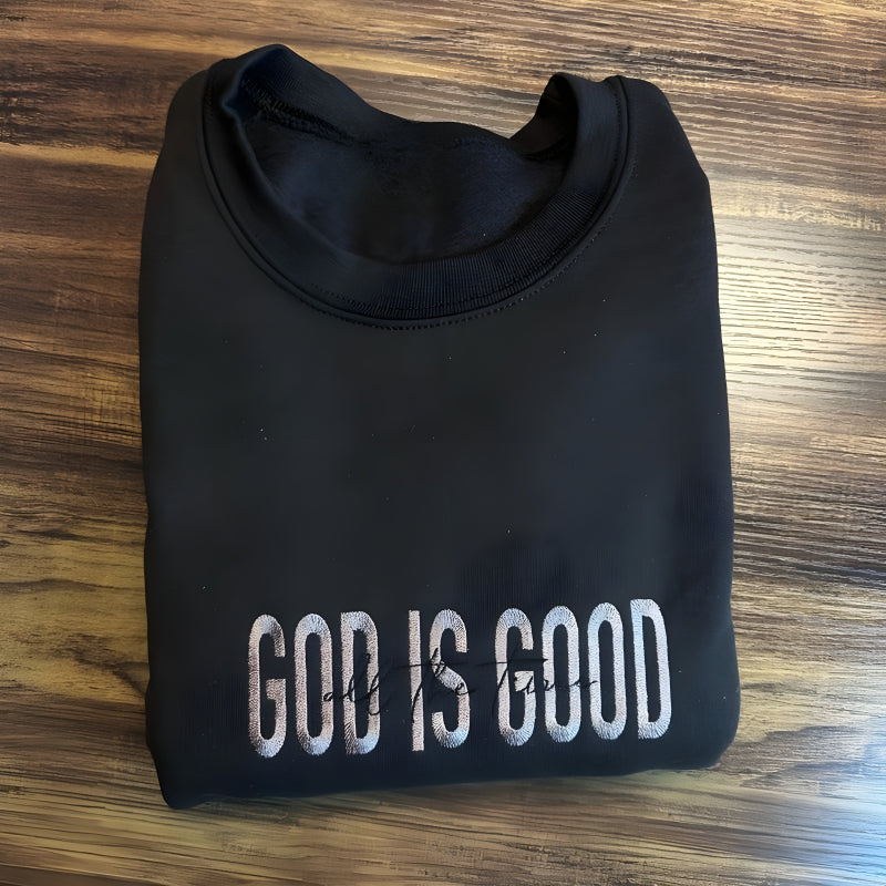 Classic Printed Soft Embroidered Hoodie-My Comfy Blouse