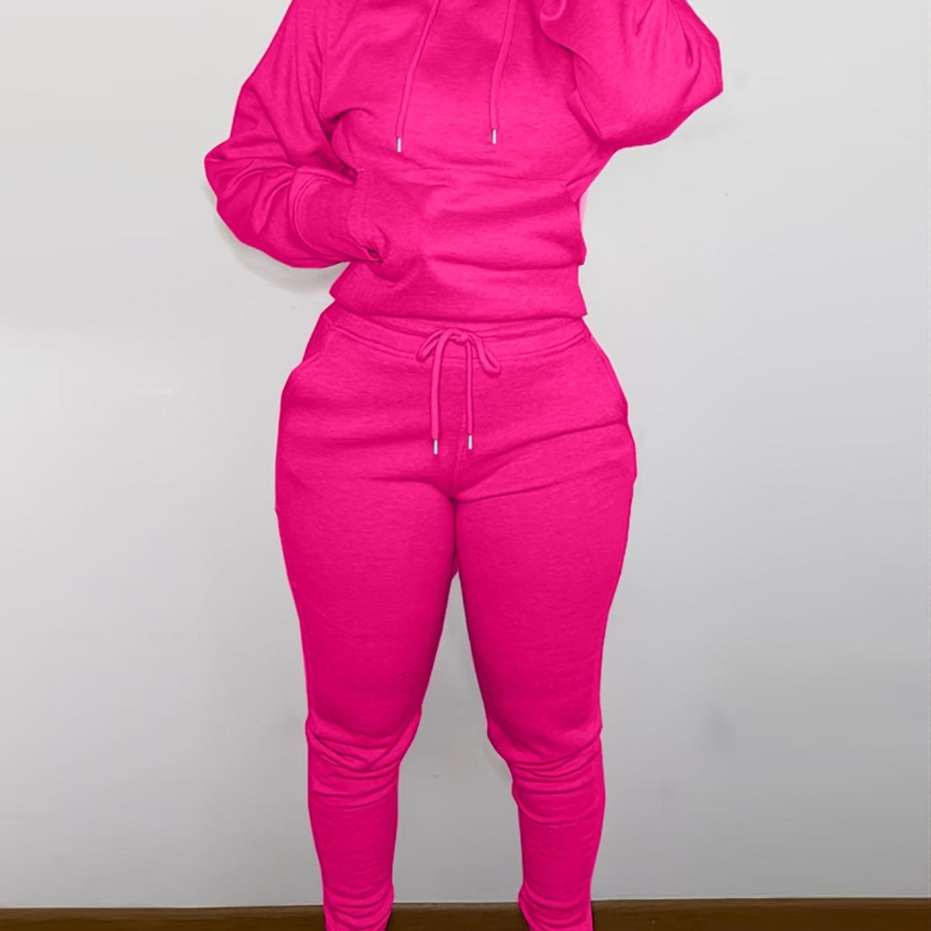 Casual Hoodie And Jogger Set For Women