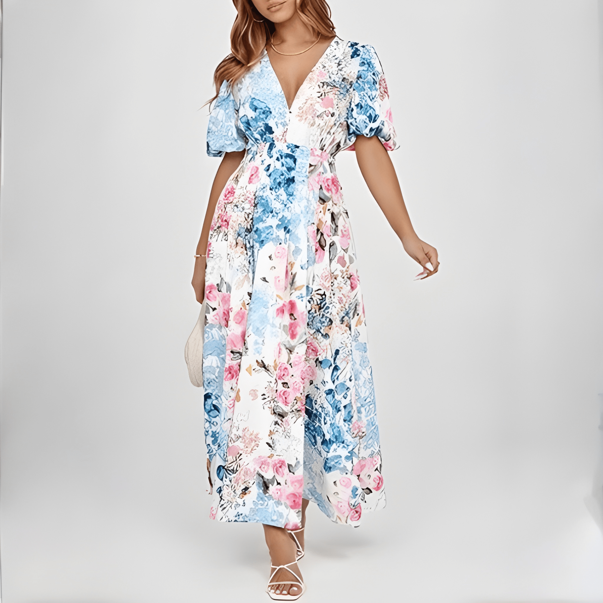 Summer And Spring Floral Maxi Dress 2026 For Women
