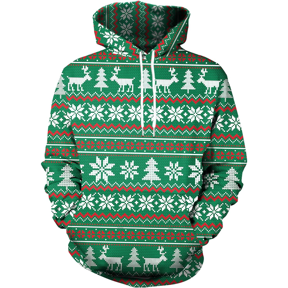  Funny Ugly 3D Printed Graphic Hoodie