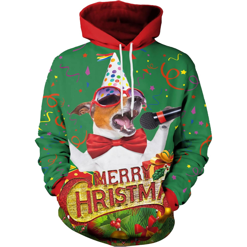  Funny Ugly 3D Printed Graphic Hoodie