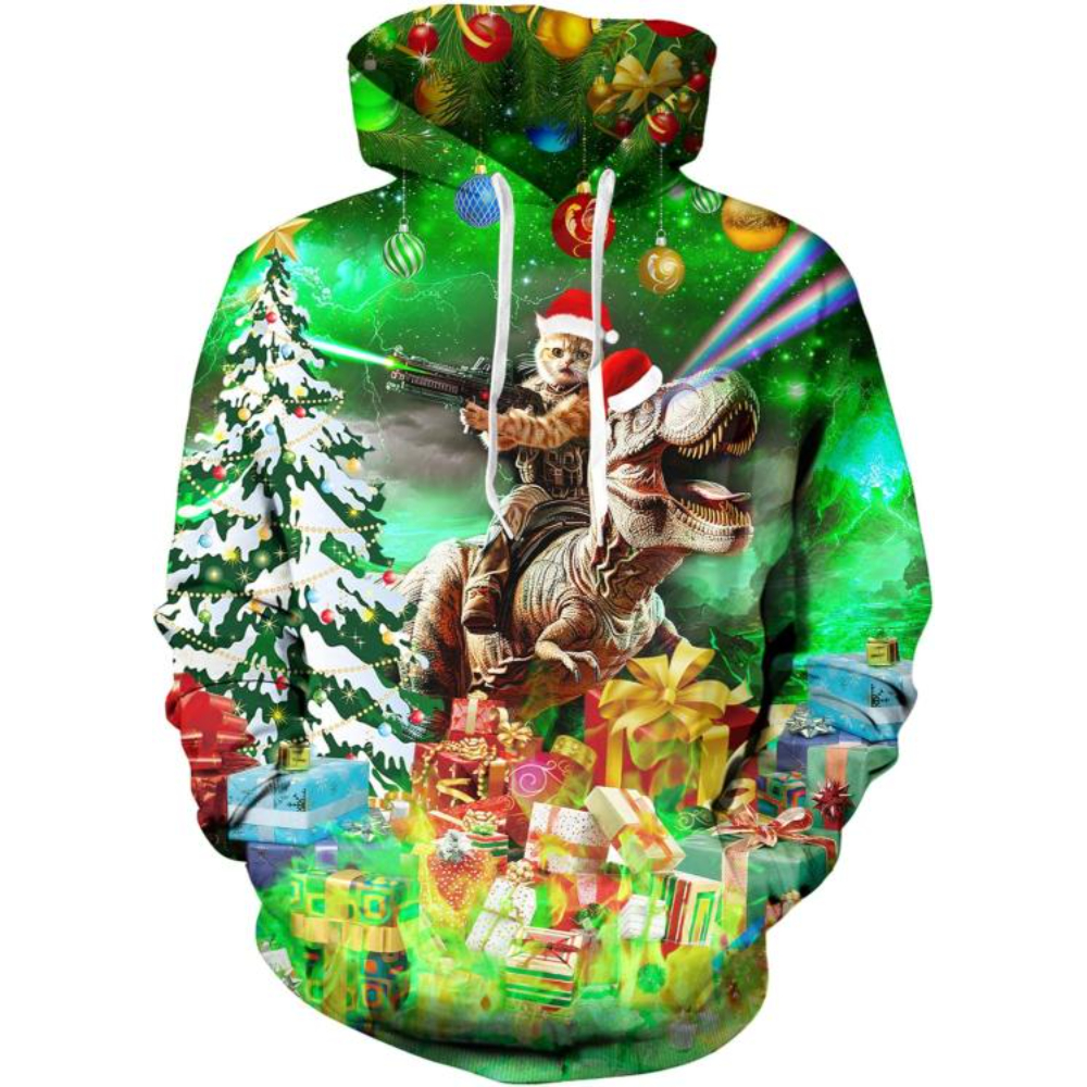  Xmas Funny Cool Hoodies With Pocket 
