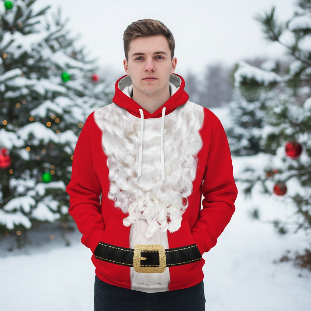  Xmas Funny Cool Hoodies With Pocket 