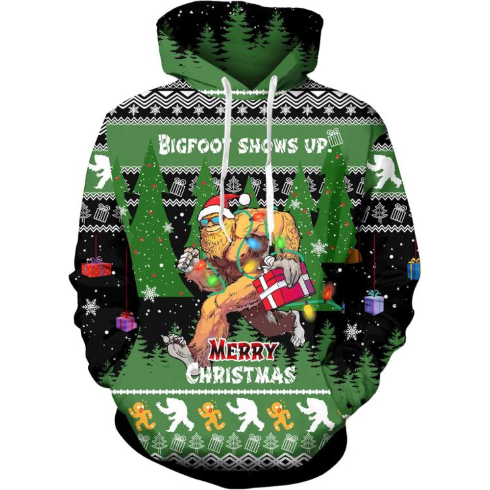  Xmas Funny Cool Hoodies With Pocket 