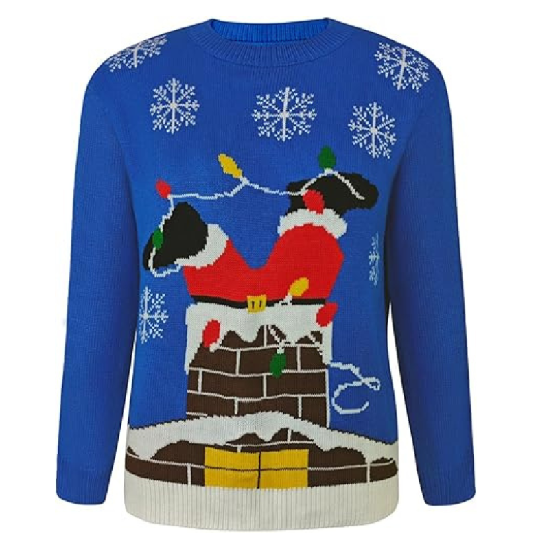 3D Christmas Sweatshirt With Kangaroo Pocket 