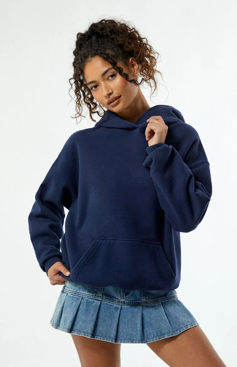Casual Fit Long Sleeve Pullover Hoodie For Women