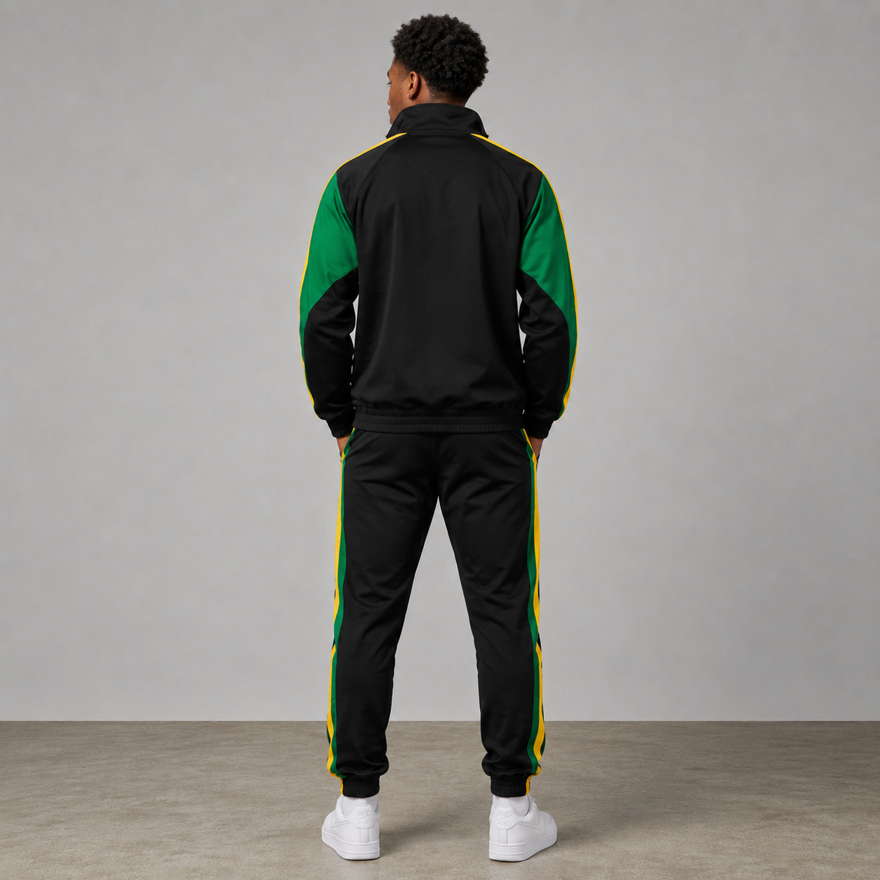 World Cup 2026 Themed Jamaica Football Fan Sweatshirt And Jogger Set
