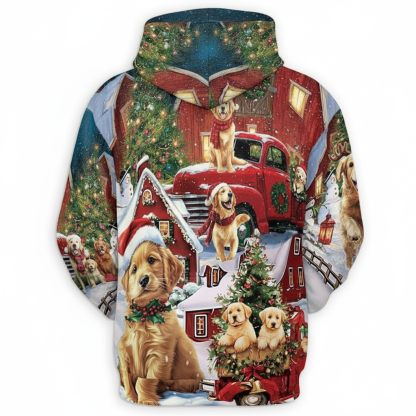 Christmas Santa Claus All Over Print Hoodie
