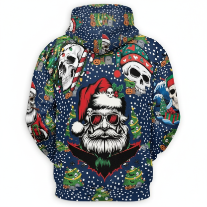 Christmas Santa Claus All Over Print Hoodie