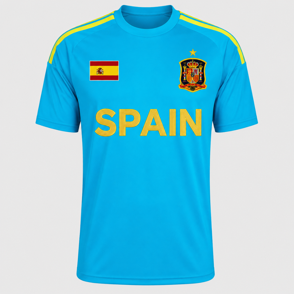 Spain 2026 Home Goalkeeper Jersey For Women