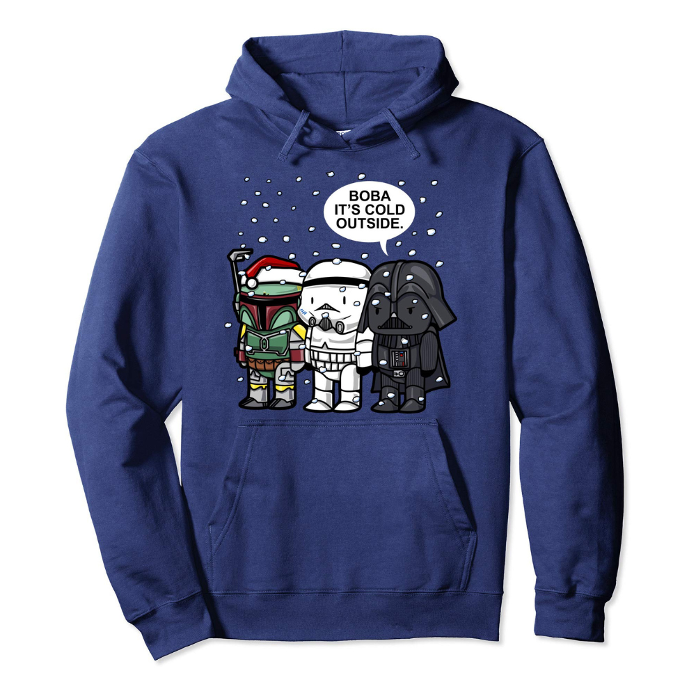 Christmas Boba Themed Graphic Hoodie