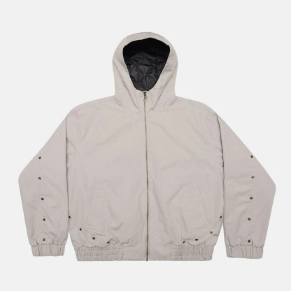 Casual Hooded Jacket With Structured Design