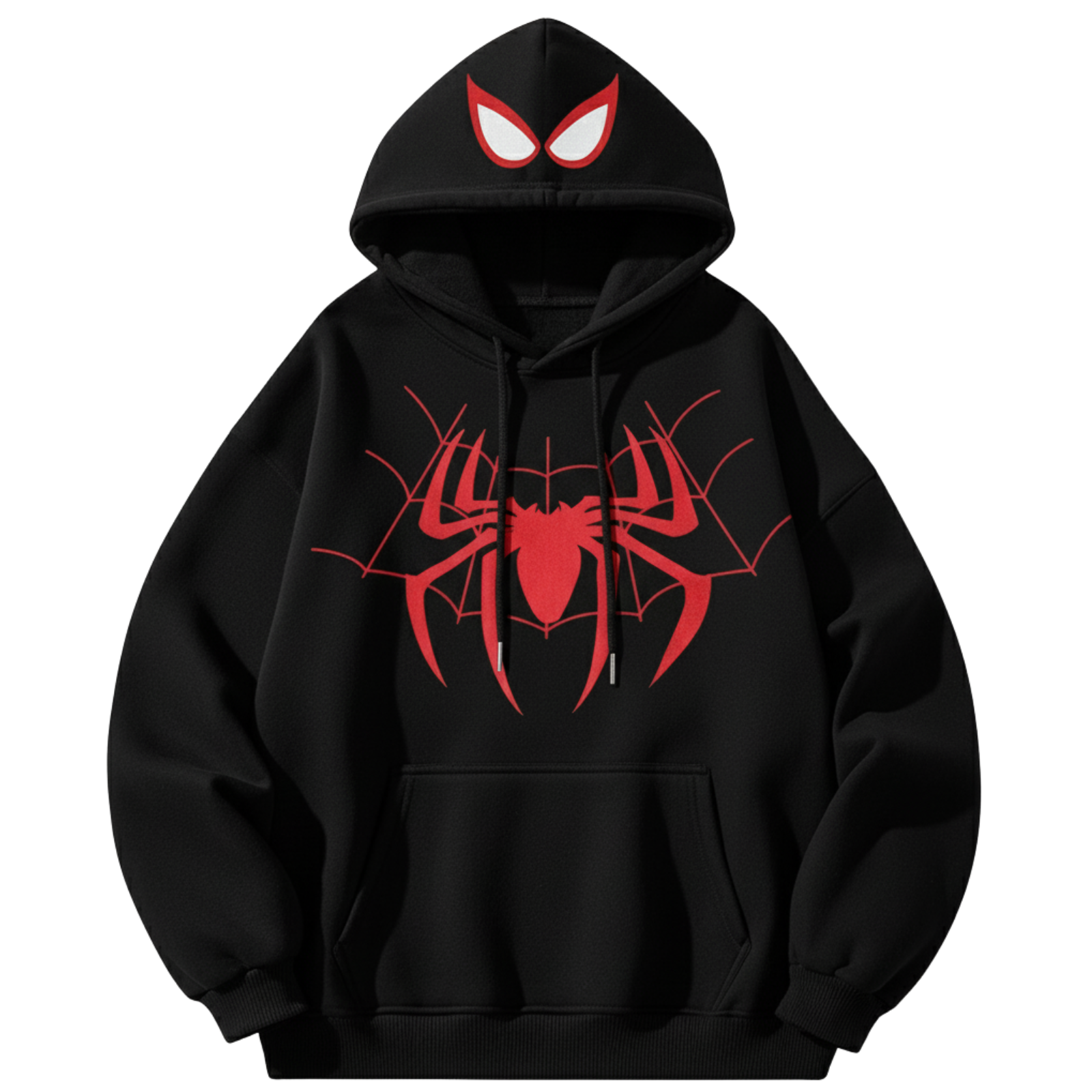 Casual Pullover Web Graphic Hoodie For Men