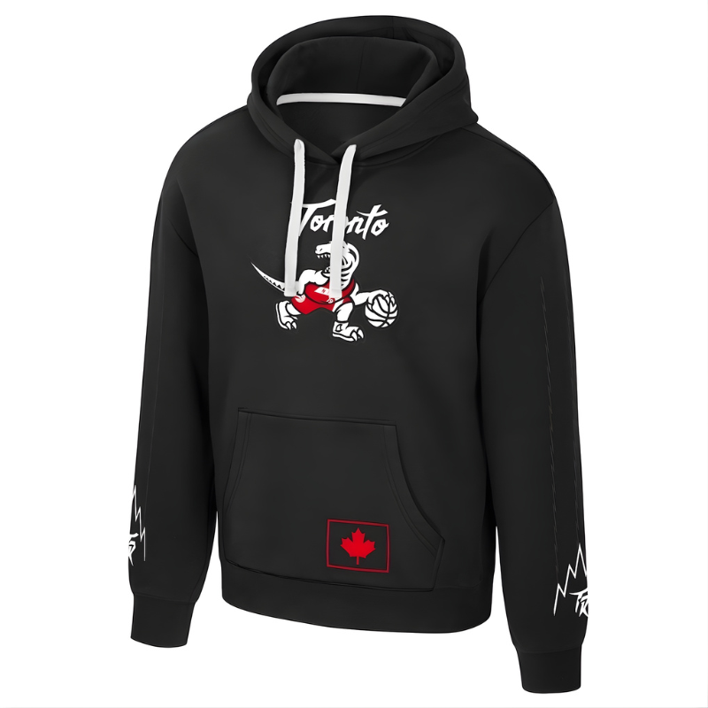 Unisex Stadium Essentials Black Toronto Raptors 2025/26 City Edition City Star Hoodie