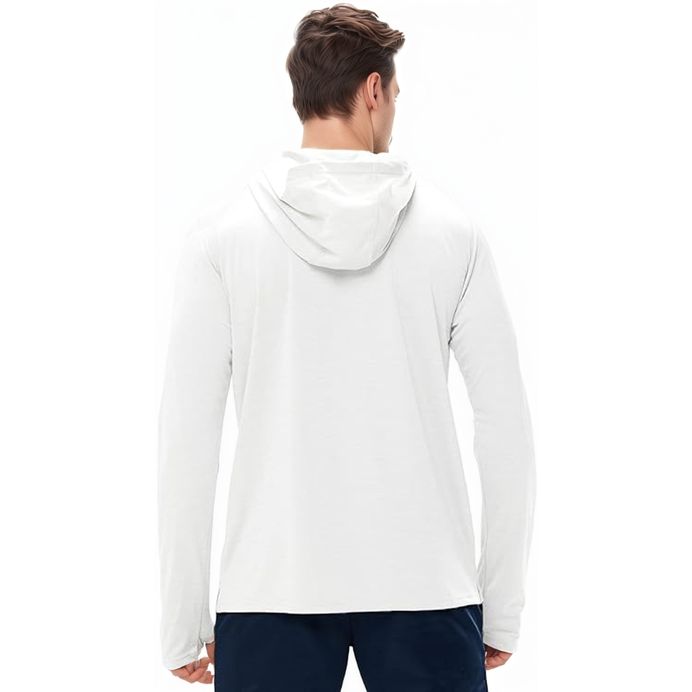 Mens UPF 50 Plus Sun Protection Long Sleeve Hoodie