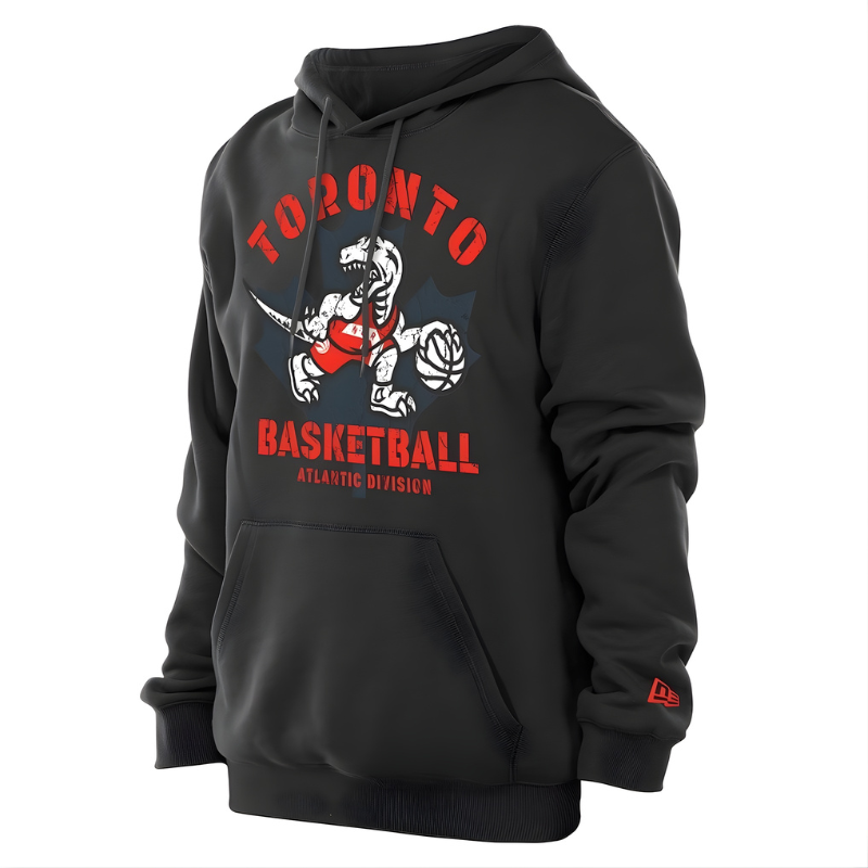 Men New Era Black Toronto Raptors 2025/26 City Edition Fleece Hoodie