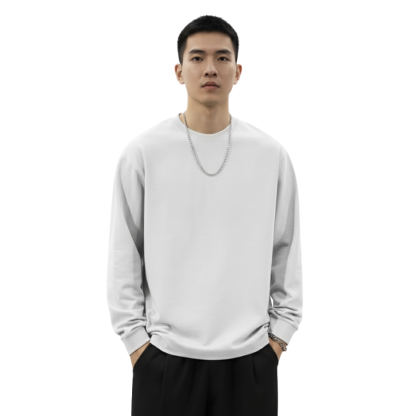 Men Heavyweight Long Sleeve  Sweatshirts