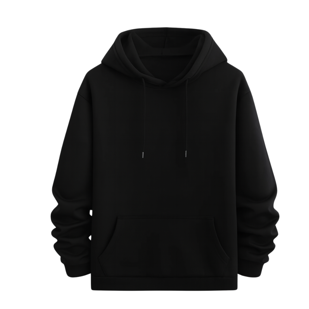 Men Dragon Pattern Print Hooded Sweatshirt