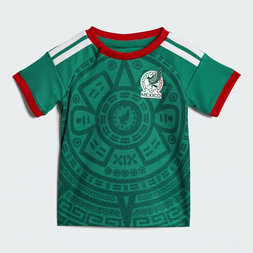 FIFA 2026 Mexico Home Jersey And Shorts Set For Kids