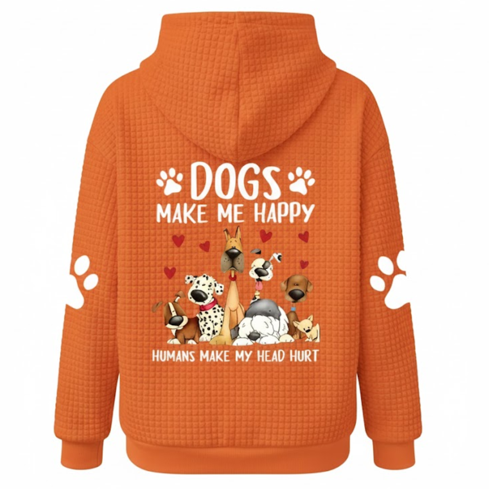 Geometric Print Hooded Zip Up Casual Style Jacket