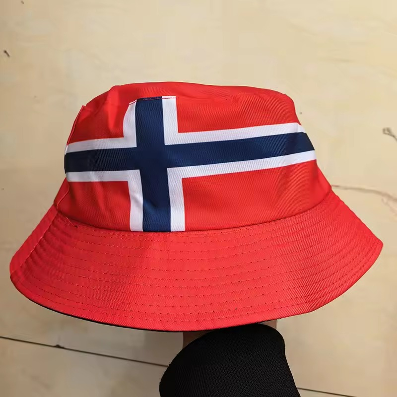 Norway Football Fan Outdoor Fisherman Style Hat