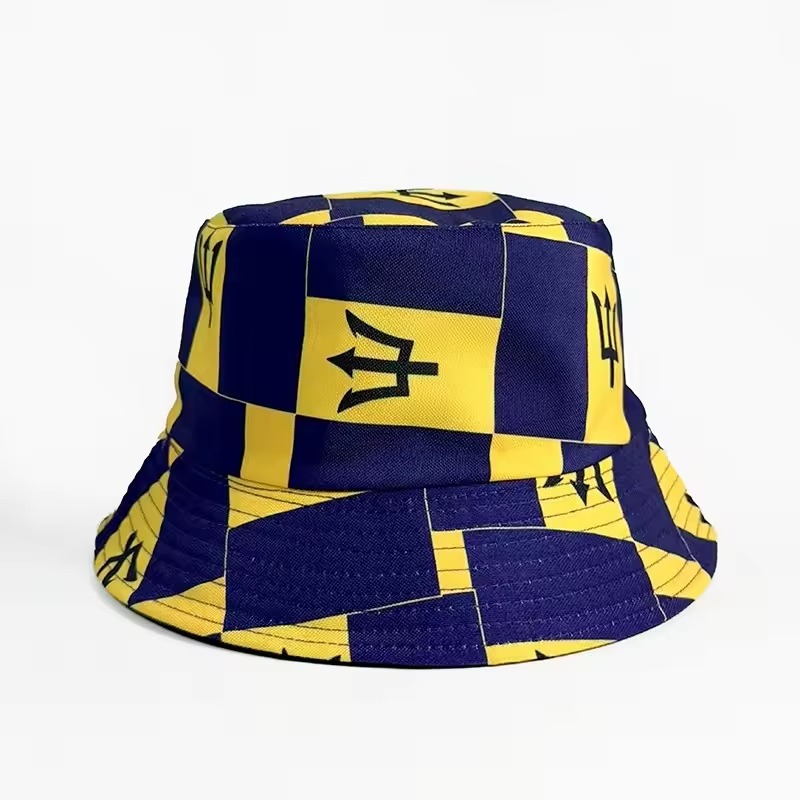 Barbados Football Fan Outdoor Fisherman Style Hat
