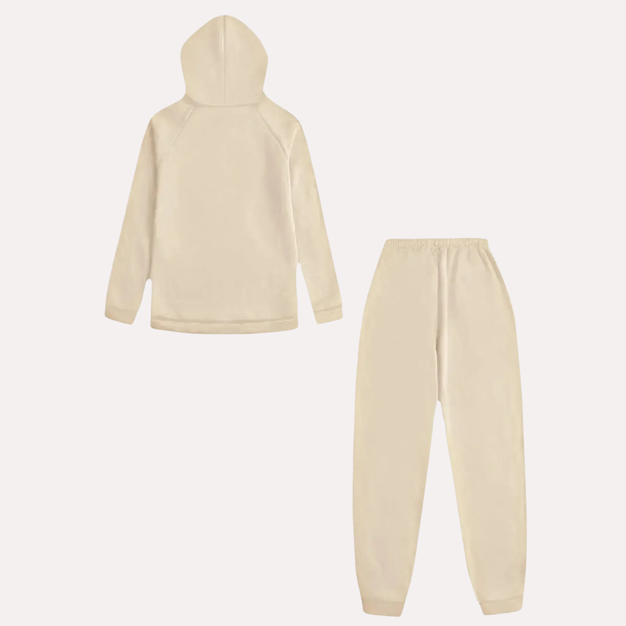 2 Pieces Raglan Sleeve Hoodie With Drawstring Sweatpants For Women