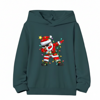 Festive Santa Claus Hoodie For Kids