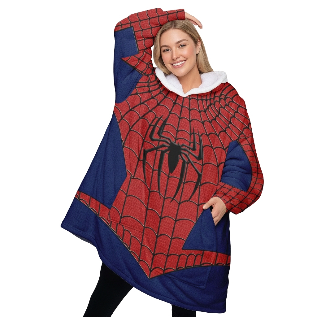 Superhero Wearable Blanke Hoodie