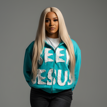 Seek Jesus Printed Hoodie