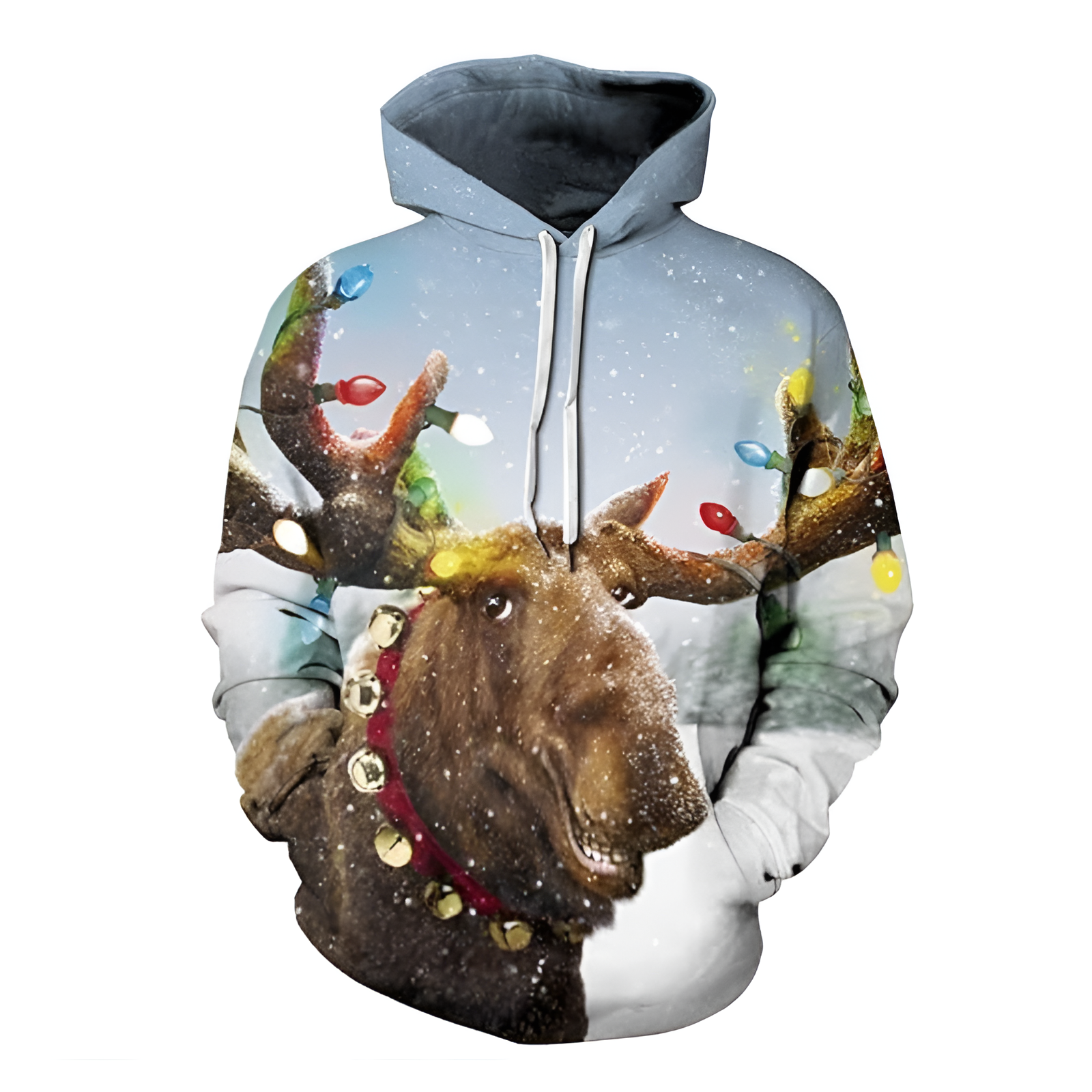 Christmas Holiday Themed Cartoon Hoodie
