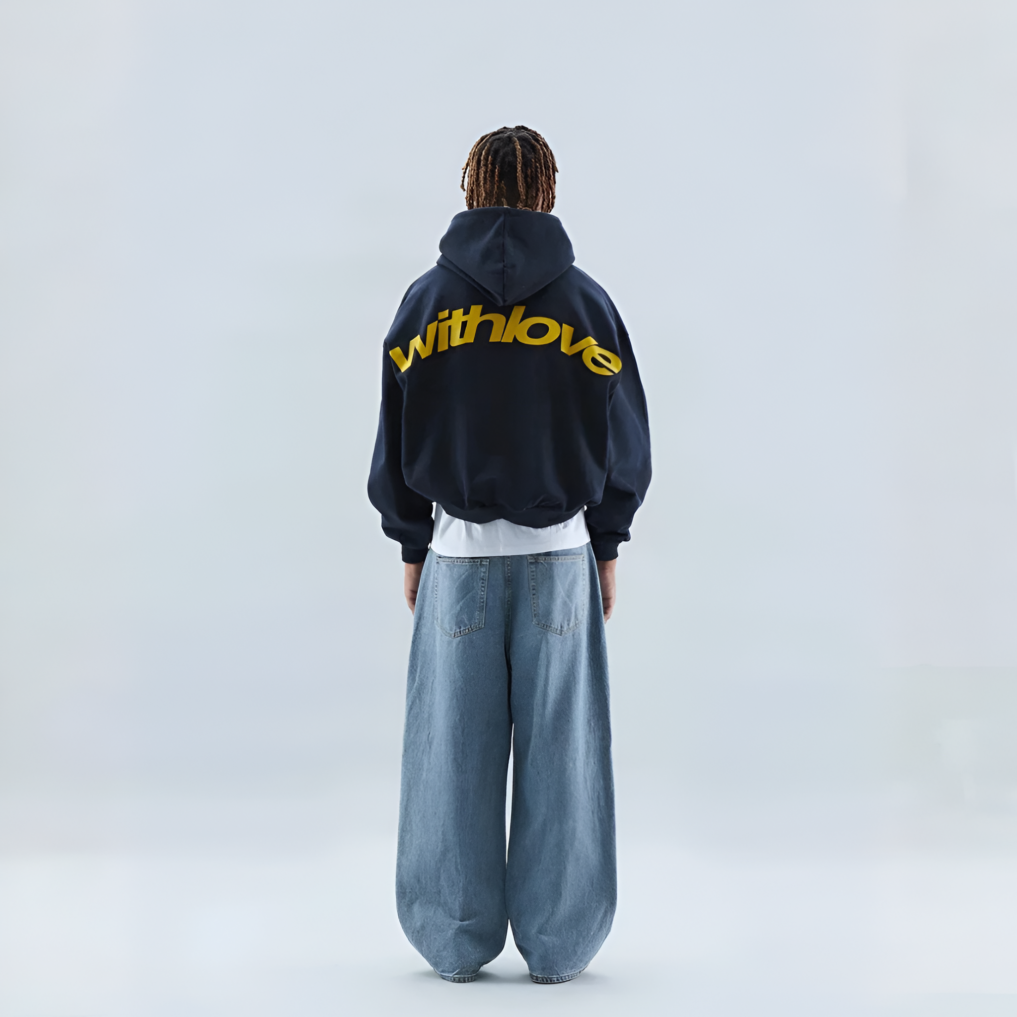 Letter Graphic Hooded Sweatshirt For Men