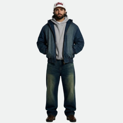 Casual Hooded Jacket With Structured Design