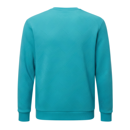 Geometric Pattern Crewneck Men Sweatshirt